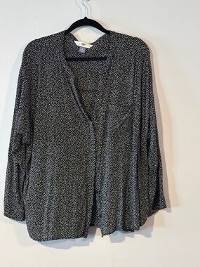 Old Navy Polka Dot Blouse-2X